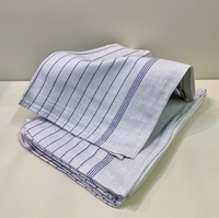 Blue Stripe Tea Towel Pack of 10
